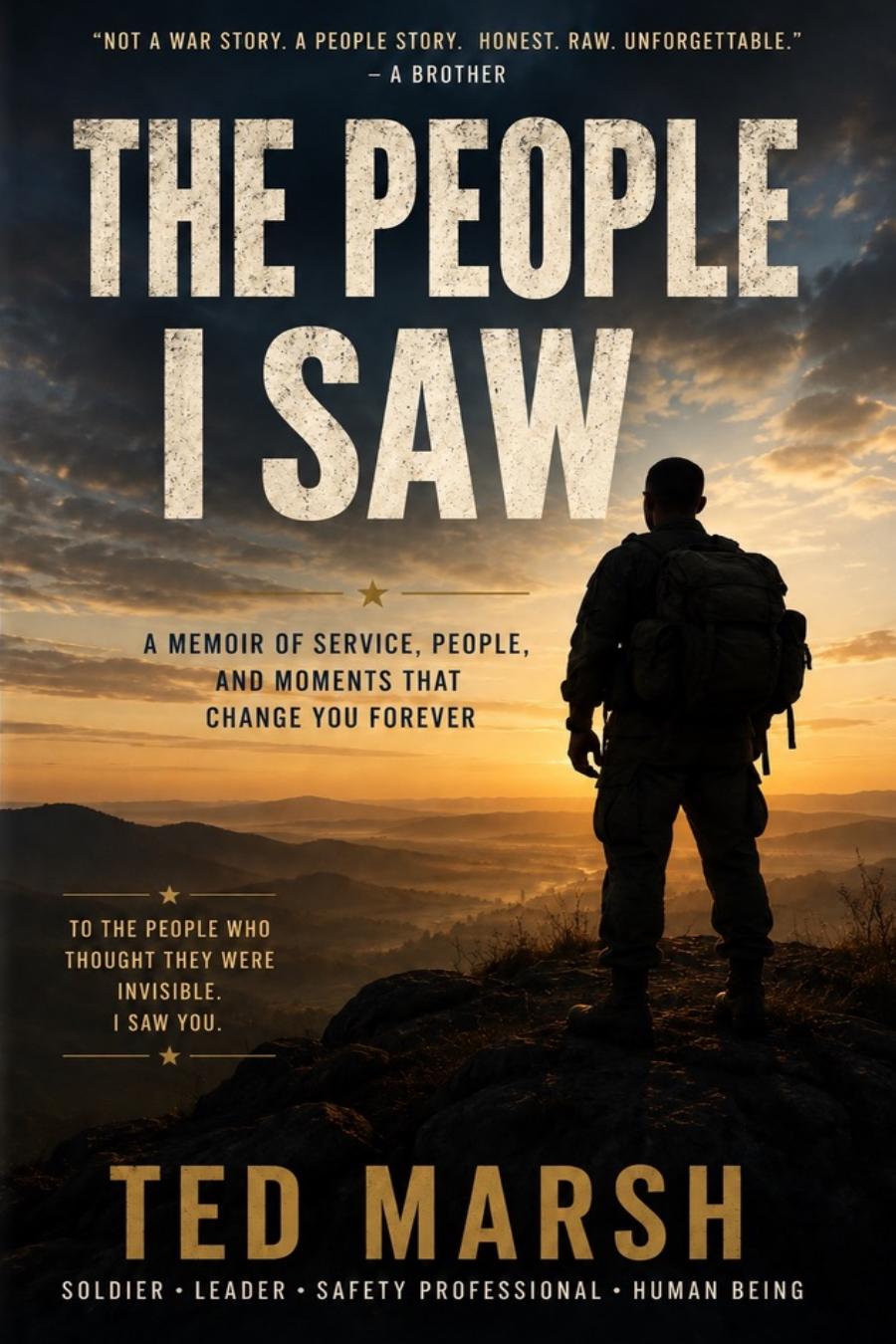 Cover of The People I Saw by Ted Marsh